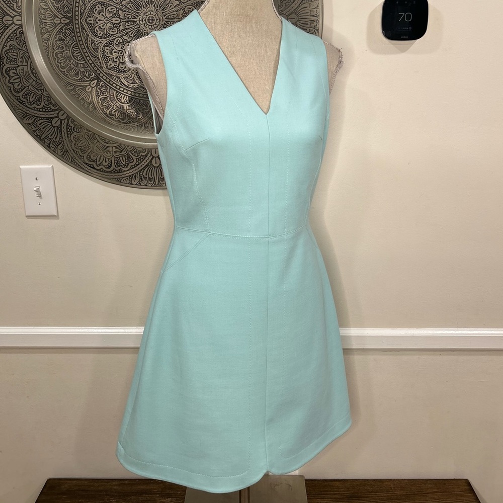 TIBI pale blue sleeveless dress - Size 6